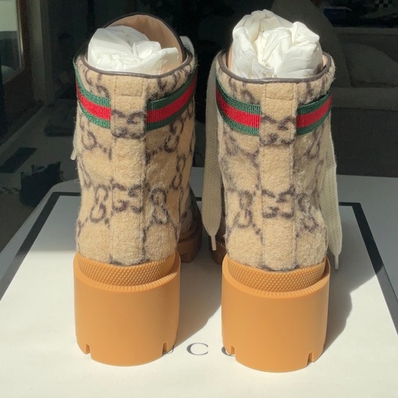 NEW!! Gucci Tweed Boots Sold Out! - Picture 4 of 9
